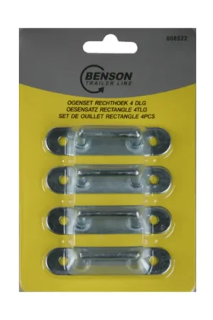 Speciale Aanbieding Benson Ogenset Touwhaak Rechthoek – 4 stuks